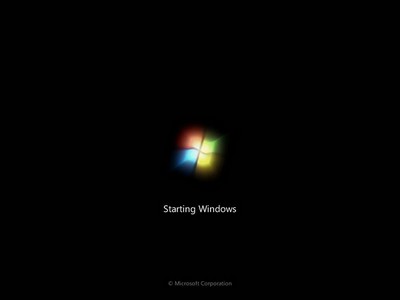 процесс установки windows 7
