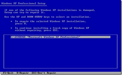 установка windows xp после linux