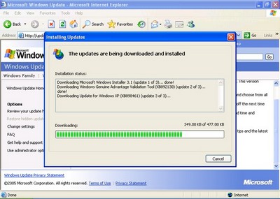 установка mui windows xp